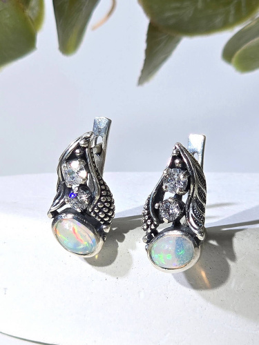 Серебряные серьги